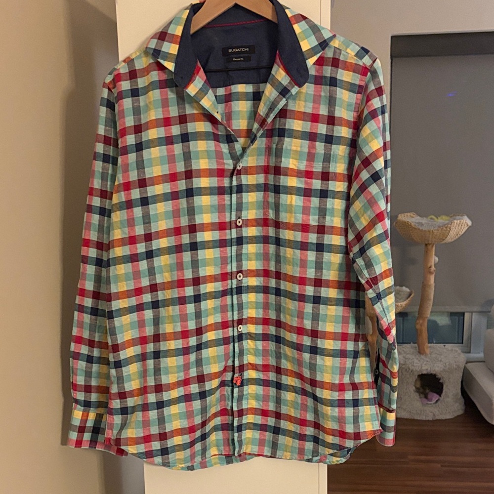 Bugatchi Classic Fit Shirt in multicolor